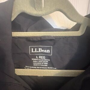 L.L. Bean Black Women's raincoat
